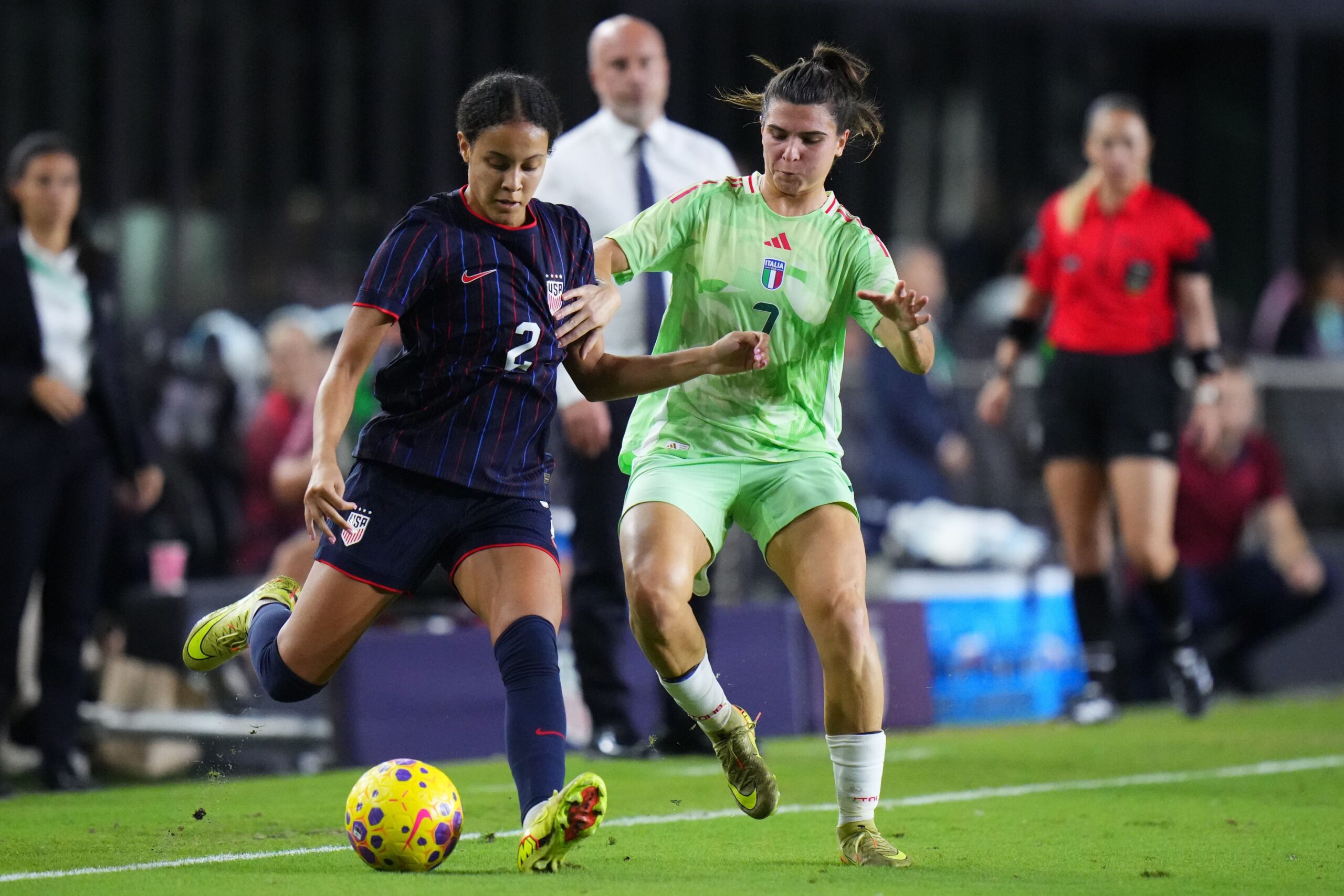 Cat Macario y Jaedyn Shaw brillan en victoria de la USWNT contra Italia