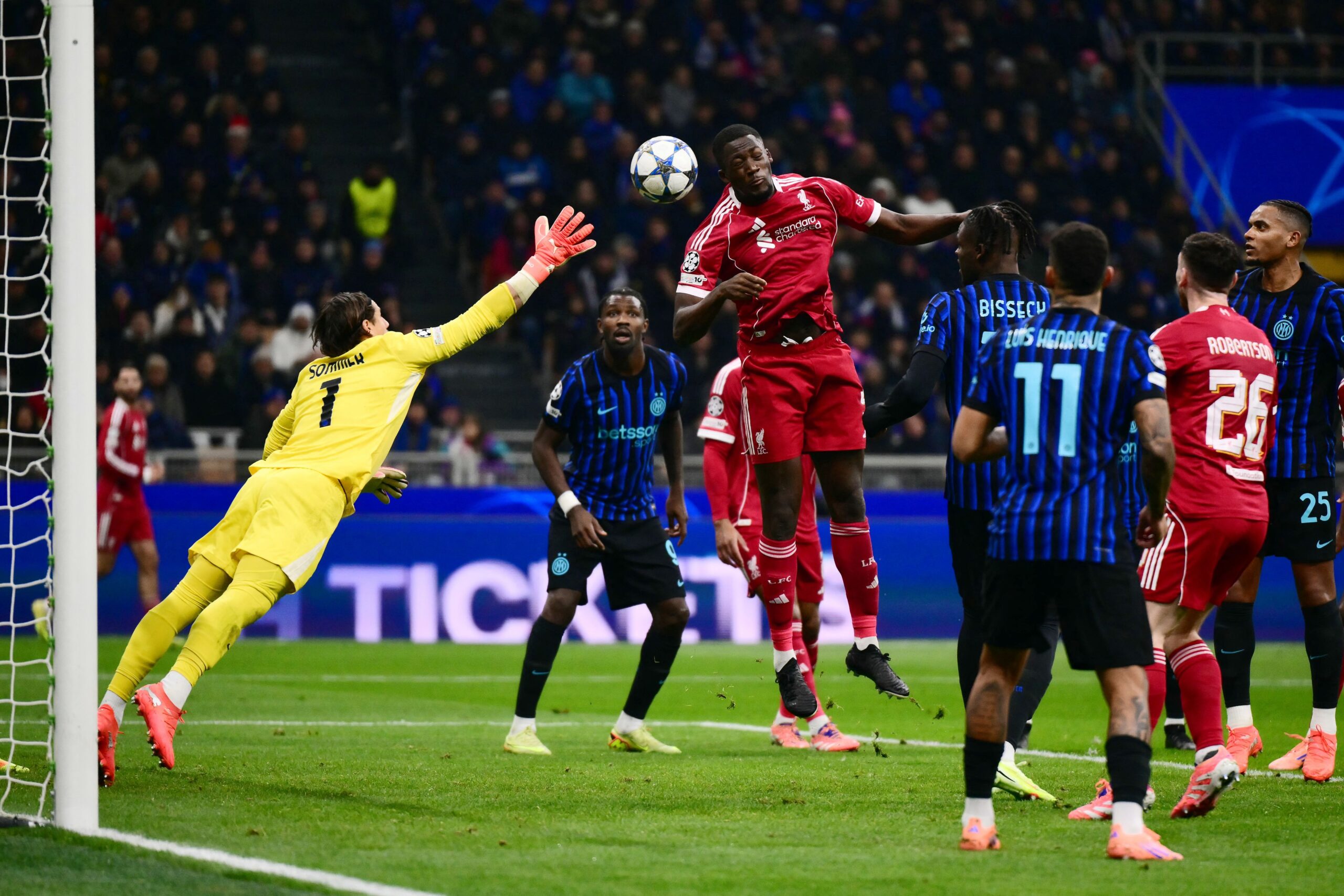 Clasificación de jugadores del Liverpool vs Inter: Szoboszlai brilla nuevamente