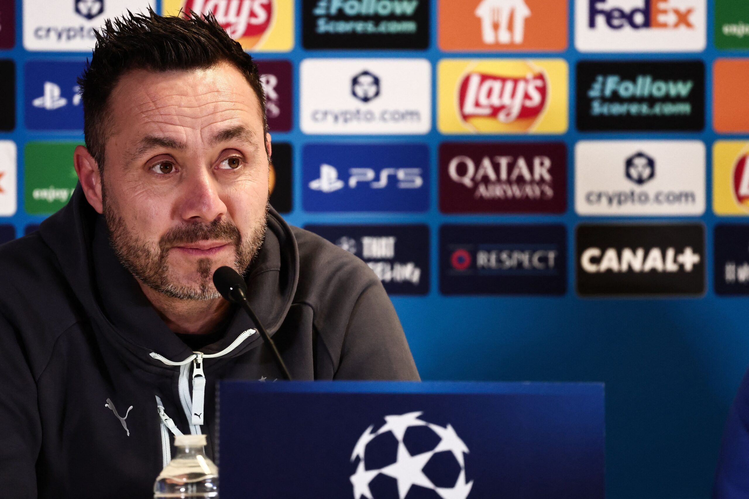 De Zerbi comenta rumores sobre el puesto en el Manchester United y su futuro