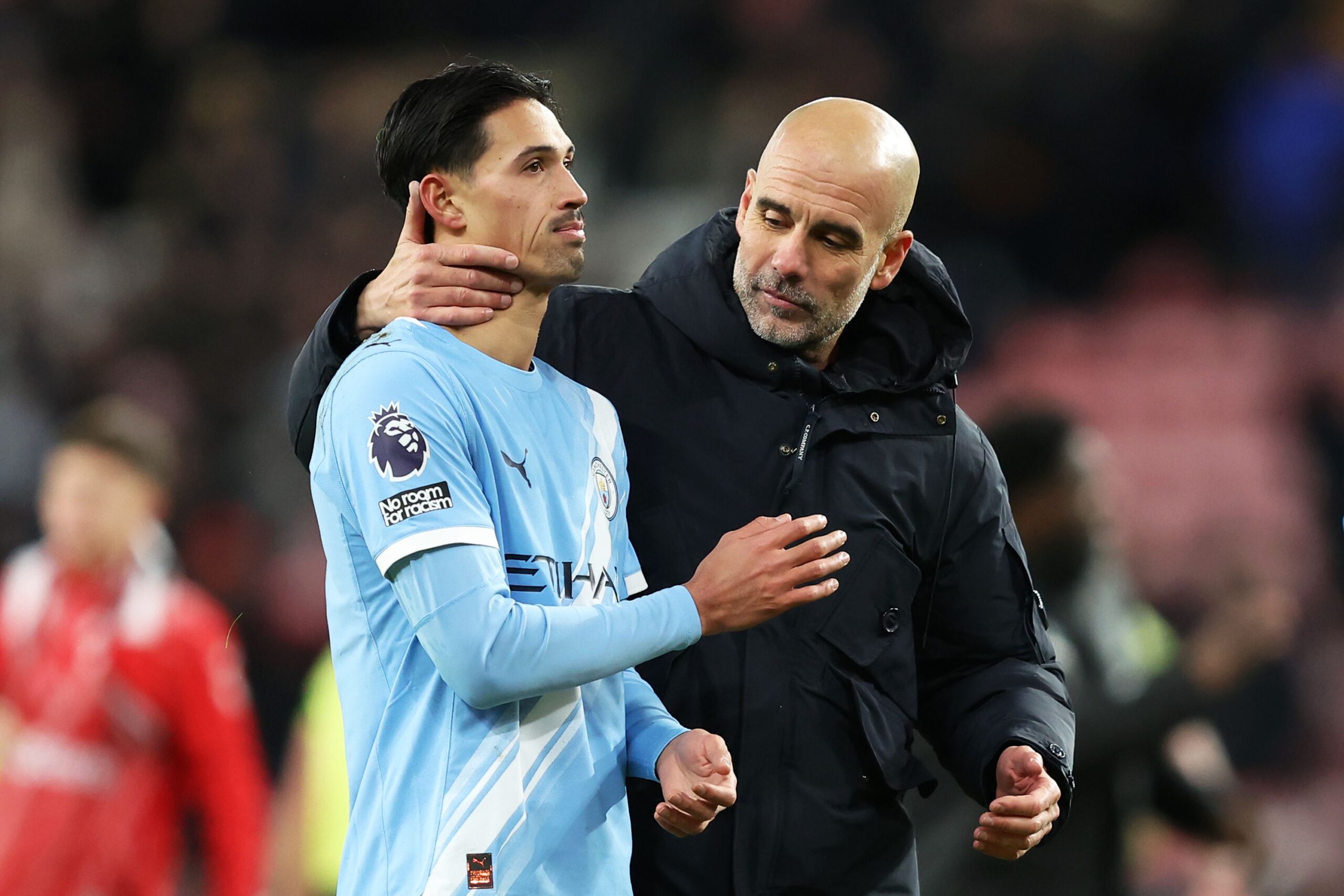 Reacción positiva de Pep Guardiola tras empate del Man City ante Sunderland